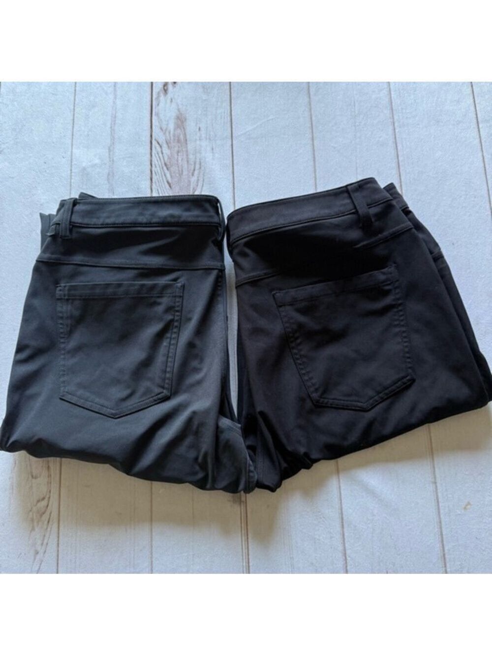 Bundle Lululemon Men’s Pants Sz 34 Black & Charcoal Gray CA 35801 RN 106259 ABC
